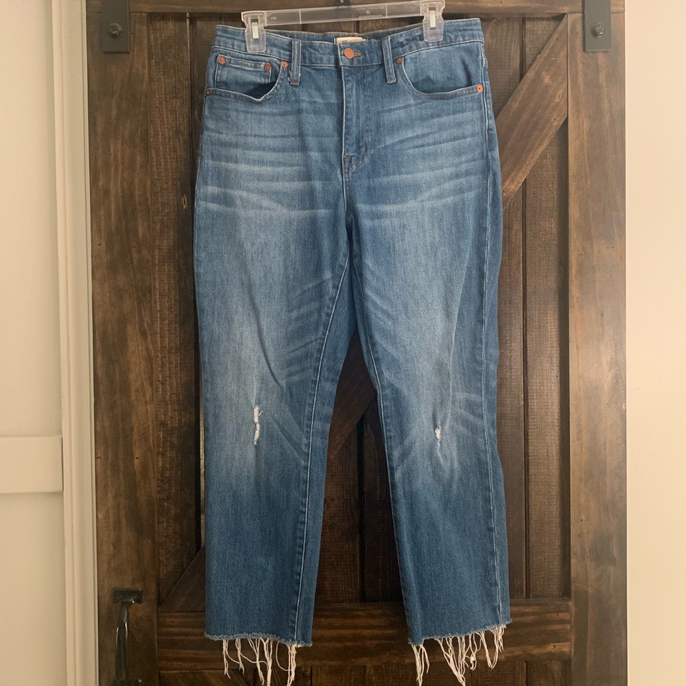 Madewell High-Rise Slim Crop Boyjean Jeans